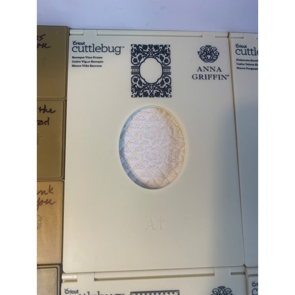 Anna Griffin Cricut Cuttlebug Mix & Match embossing folders set #3 - Picture 9 of 14